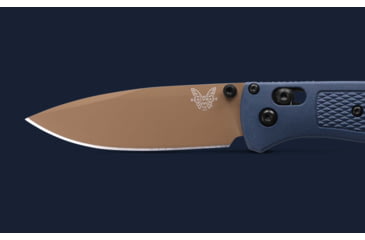 Image of Benchmade 535FE-05 Bugout Folding Knife, 3.24, CPM-S30V 58-60, Drop-point, Crater Blue, 535FE-05