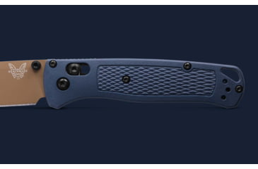 Image of Benchmade 535FE-05 Bugout Folding Knife, 3.24, CPM-S30V 58-60, Drop-point, Crater Blue, 535FE-05