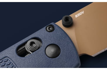 Image of Benchmade 535FE-05 Bugout Folding Knife, 3.24, CPM-S30V 58-60, Drop-point, Crater Blue, 535FE-05