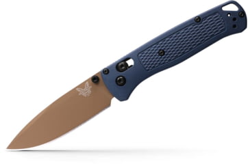 Image of Benchmade 535FE-05 Bugout Folding Knife, 3.24, CPM-S30V 58-60, Drop-point, Crater Blue, 535FE-05