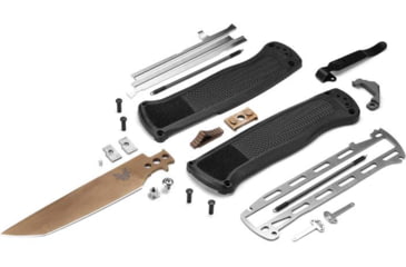 Image of Benchmade Shootout Automatic Folding Knife 3.51in, CPM-Cru-Wear, Tanto Blade, Flat Earth Handle, 5370FE