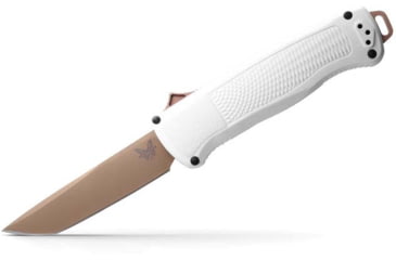 Image of Benchmade Shootout Automatic Folding Knife, 3.51in, CPM-CruWear, Tanto Blade, Cool Gray Handle, 5370FE-02