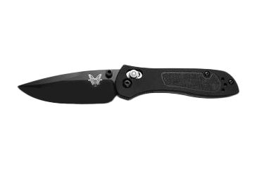 Image of Benchmade 707 Sequel Knife by Mchenry Design w/ Plain Edge BK1 Blade &amp; Black Handle 707BK