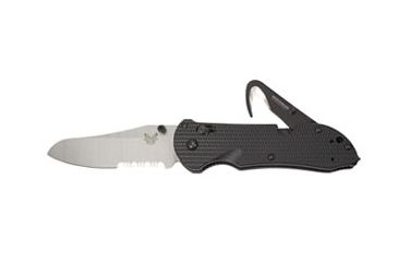 Image of Benchmade 915 Triage Triple Utility Tool Knife w/ Combo Edge Blade &amp; Black Handle 915S
