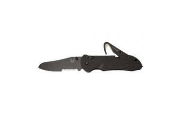 Image of Benchmade 915 Triage Triple Utility Tool Knife w/ Combo Edge BK Blade &amp; Black Handle 915SBK