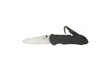 Image of Benchmade 915 Triage Triple Utility Tool Knife w/ Plain Edge Blade &amp; Black Handle 915