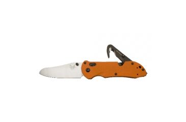 Image of Benchmade 915 Triage Triple Utility Tool Knife w/ Plain Edge Blade &amp; Safety Orange Handle 915-ORG