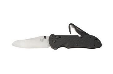 Image of Benchmade 915 Triage Triple Utility Tool Knife w/ Plain Edge Blade &amp; Black Handle 915