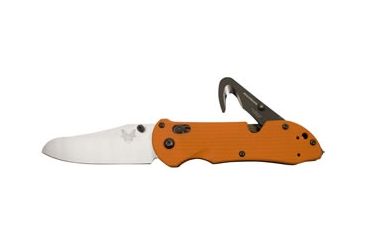Image of Benchmade 915 Triage Triple Utility Tool Knife w/ Plain Edge Blade &amp; Safety Orange Handle 915-ORG