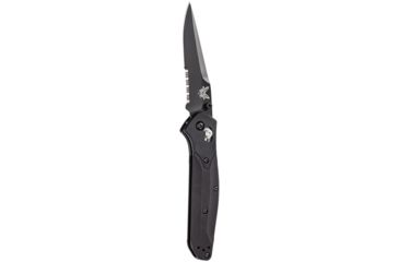Image of Benchmade 943 Knife by Osborne Design w/ Combo Edge BK1 Blade &amp; Black Handle 943SBK