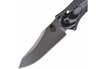 Image of Benchmade 950 Rift Knife by Osborne Design w/ Plain Edge Blade, Black &amp; Charcoal Handle 950