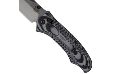 Image of Benchmade 950 Rift Knife by Osborne Design w/ Plain Edge Blade, Black &amp; Charcoal Handle 950