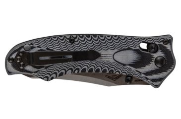 Image of Benchmade 950 Rift Knife by Osborne Design w/ Plain Edge Blade, Black &amp; Charcoal Handle 950
