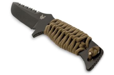 Image of Benchmade Adamas Fixed Blade Knife, Plain Edge, BK Blade, Black Sheath 375BK