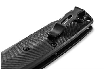 Image of Benchmade Autocrat Automatic Folding Knife, 3.3in, Coated, Serrated, Reverse Tanto, G10 black handle, 8551SBK