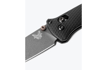Image of Benchmade Bailout Folding Knife, 3.38 in, CPM-M4 Steel, Non-Serrated Tanto Blade, 6061-T6 Aluminum, Black Handle, 537GY-03