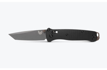 Image of Benchmade Bailout Folding Knife, 3.38 in, CPM-M4 Steel, Non-Serrated Tanto Blade, 6061-T6 Aluminum, Black Handle, 537GY-03