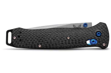 Image of Benchmade Bailout Folding Knife, 3.38 in, M390 Stainless Steel, Tanto, Carbon Fiber, Carbon Fiber, 537-09