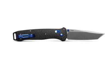 Image of Benchmade Bailout Folding Knife, 3.38 in, M390 Stainless Steel, Tanto, Carbon Fiber, Carbon Fiber, 537-09