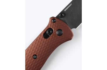 Image of Benchmade Bailout Folding Knife, 3.38in, Plain, CPM MagnaCut Stainless Steel, Tanto, 6061-T6 Aluminum, Burnt Copper, 537BK-07