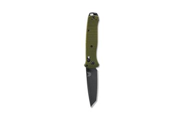 Image of Benchmade Bailout Folding Knife, 3.38in, CPM-M4, Non-Serrated Tanto Blade, 6061-T6 Aluminum, Woodland Green Handle, 537GY-1