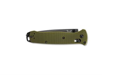 Image of Benchmade Bailout Folding Knife, 3.38in, CPM-M4, Non-Serrated Tanto Blade, 6061-T6 Aluminum, Woodland Green Handle, 537GY-1