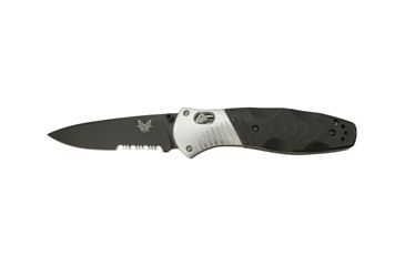 Image of Benchmade Barrage Folding Knife, Combo Edge, BK Blade 581SBK
