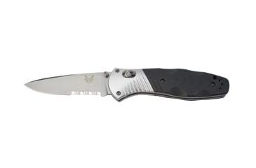 Image of Benchmade Barrage Folding Knife, Combo Edge, Satin Blade 581S