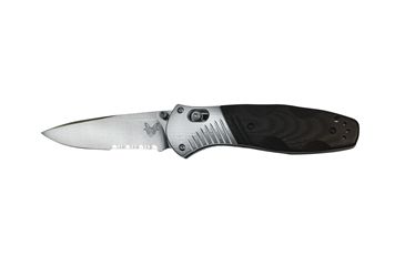 Image of Benchmade Barrage Folding Knife, Combo Edge, Satin Blade 581S