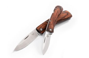 Image of Benchmade Big Summit Lake Folding Knife with Wood Handle 15051-2