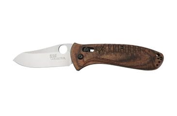 Image of Benchmade Bone Collector AXIS Folding Knife, Plain Edge, Walnut Handle 15020-2