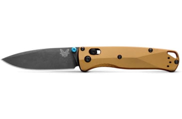 Image of Benchmade Bugout Axis Folding Knife, 3.24 in, M390 Stainless Steel, Drop Point Blade, 6061-T6 Aluminum, Burnt Handle, 535BK-07