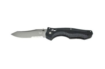 Image of Benchmade Contego Folding Knife, Combo Edge, Satin Blade 810S