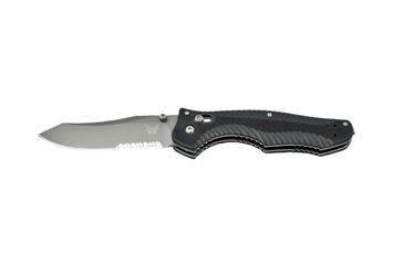Image of Benchmade Contego Folding Knife, Combo Edge, Satin Blade 810S