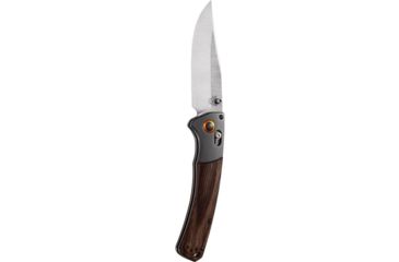 Image of Benchmade Crooked River Axis Folder, Stud Folding Knife, 4 in, CPM-S30V, Clip Point Blade, Wood Handle, 15080-2