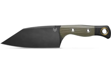 Image of Benchmade Cutlery Station Kitchen Knife, 5.97in, CPM-154 Stainless Steel, Clip Point Blade, G10, Olive Drab Green Handle, 4010BK-01
