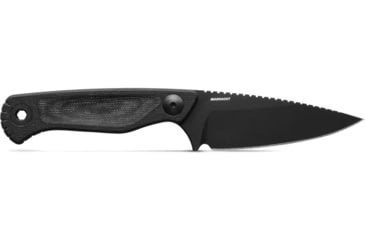 Image of Benchmade Dacian Fixed Blade Knife, 3.54in, CPM-Magnacut Stainless Steel, Spear-Point, Micarta, Black Canvas, Black Sheath, 203BK-02