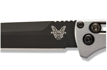 Image of Benchmade Fact Auto Axis Automatic Folding Knife, 3.95in, CPM-S90V Super Premium Stainless Steel, Spear Point Blade, Carbon Fiber, Carbon/Silver Handle, 4170BK