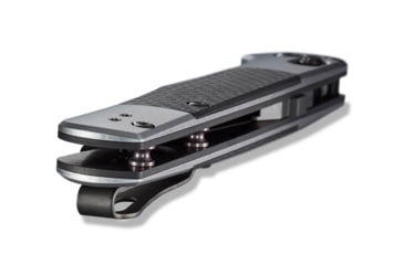Image of Benchmade Fact Auto Axis Automatic Folding Knife, 3.95in, CPM-S90V Super Premium Stainless Steel, Spear Point Blade, Carbon Fiber, Carbon/Silver Handle, 4170BK