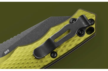 Image of Benchmade Full Immunity Folding Knife, Axis, Stud, 2.5in, CPM-M4, Wharncliffe Blade, Woodland Green Aluminum Handle, 290BK-2