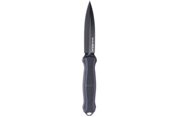 Image of Benchmade Infidel Fixed Blade Knife, Plain Edge Coated Spear Point Blade, 4.52in, Black Anodized Billet Aluminum Handle, 133BK