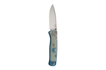 Image of Benchmade Limited Edition Bugout Folding Knife, 3.24in, CPM-20VC, G10, Natural Jade w/Blue Accent 535-1901