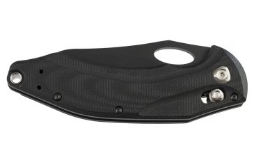 Image of Benchmade Loco AXIS Plain Edge Folding Knife with Black Coated Blade, Black 808BK