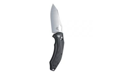 Image of Benchmade Loco AXIS Plain Edge Folding Knife with Satin Silver Blade, Black 808
