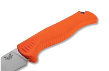 Image of Benchmade Meatcrafter MLD Fixed Blade Kitchen Knife, 6.08in CPM-154 Trailing Point Blade, Santoprene Handle, 15500