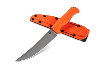 Image of Benchmade Meatcrafter MLD Fixed Blade Kitchen Knife, 6.08in CPM-154 Trailing Point Blade, Santoprene Handle, 15500