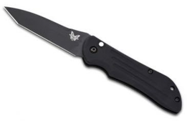 Image of Benchmade Mini-Auto Stryker Folding Knife, Plain Edge, BK1 Blade 9500BK