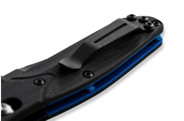 Image of Benchmade Mini Osborne Axis Folding Knife, 2.92in CPM-S30V Stainless Steel Reverse Tanto Blade, Black G10 Handle, 945BK-1