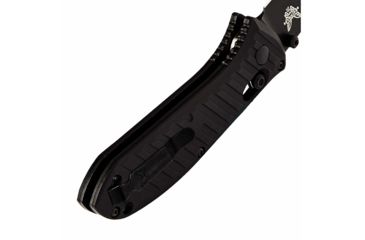 Image of Benchmade Mini Presidio II Axis Folding Knife, Plain Edge Coated Drop Point Blade, 3.2in, Black Anodized Billet Aluminum Handle, 575BK
