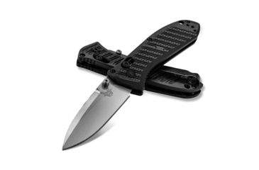 Image of Benchmade Mini Presidio II Folding Knife, 3.2in, Drop Point, Black molded CF-Elite handle, 575-1